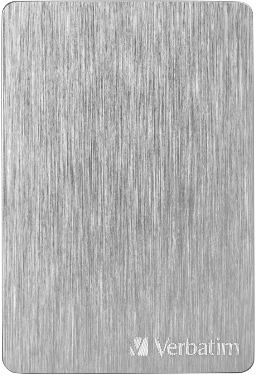 Verbatim harde schijf 3.2 GEN1 Store 'n' Go ALU Slim, 2TB, Silver