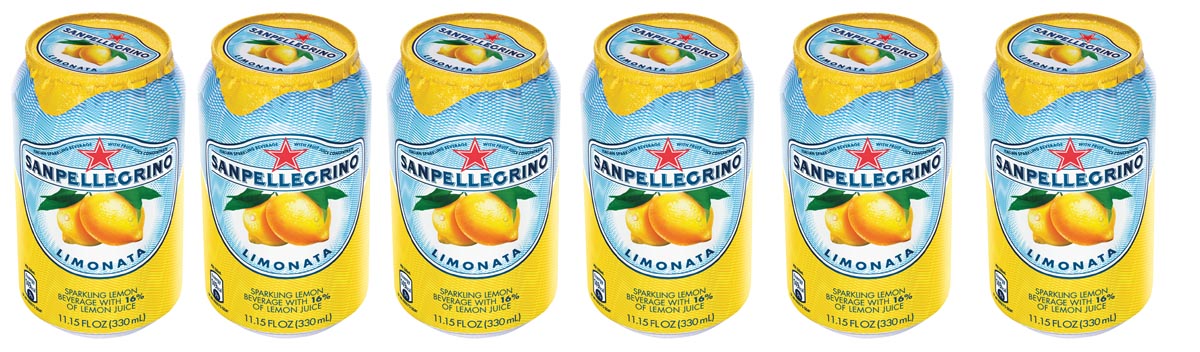 San Pellegrino limonade limonata, blikje van 33 cl, pak van 6 stuks