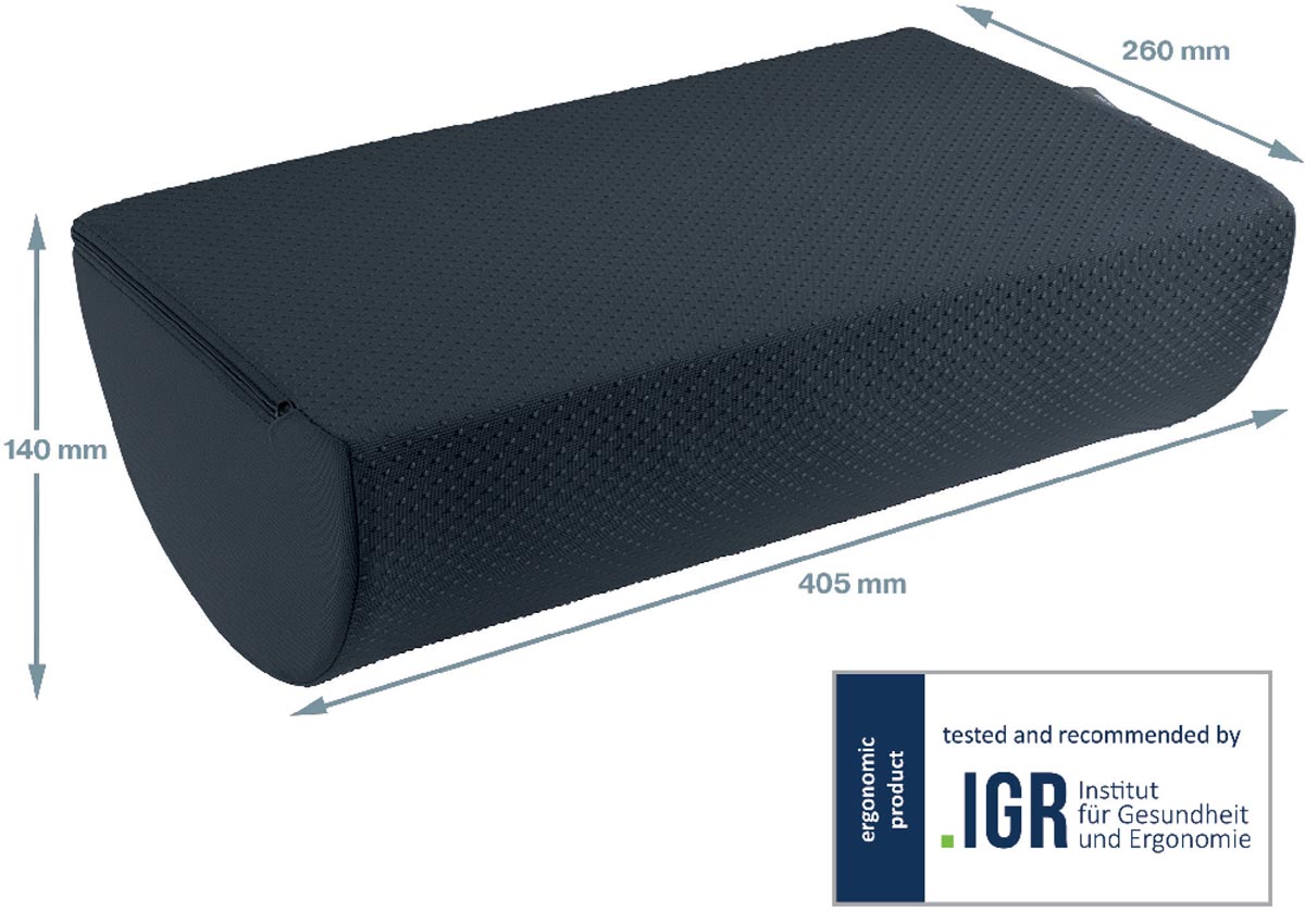 Leitz Ergo Cosy voetensteun, grijs afbeelding