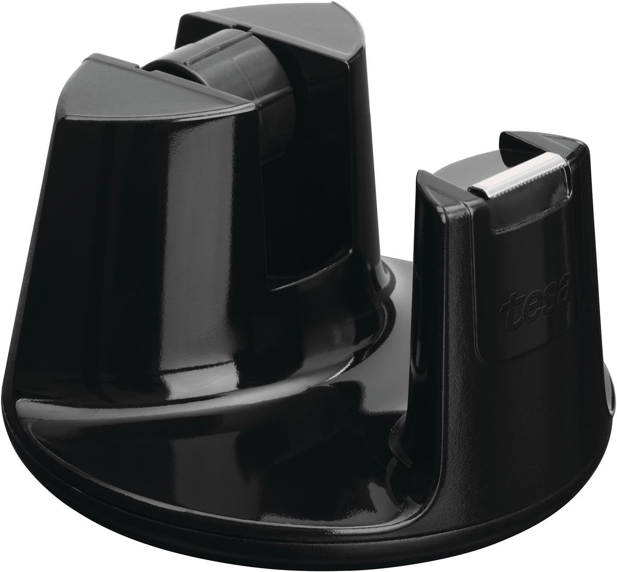 Tesa plakbandafroller Easy Cut Compact, voor rollen van ft 33 m x 19 mm, zwart Tesa plakbandafroller Easy Cut Compact, voor rollen van ft 33 m x 19 mm, zwart