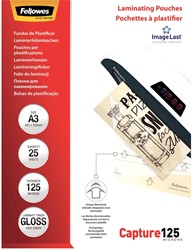 Fellowes lamineerhoes Capture125 ft A3, 250 micron (2 x 125 micron), pak van 25 stuks