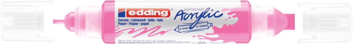 Edding 3D Acrylic marker double liner neonroze
