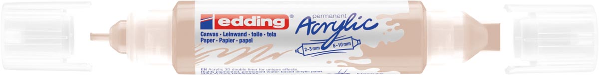Edding 3D Acrylic marker double liner warm beige