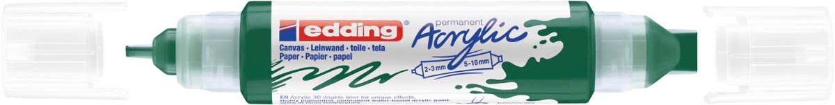 Edding 3D Acrylic marker double liner mosgroen