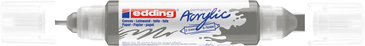Edding 3D Acrylmarker double liner antracite