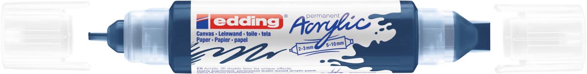 Edding 3D Acrylmarker double liner nachtblauw