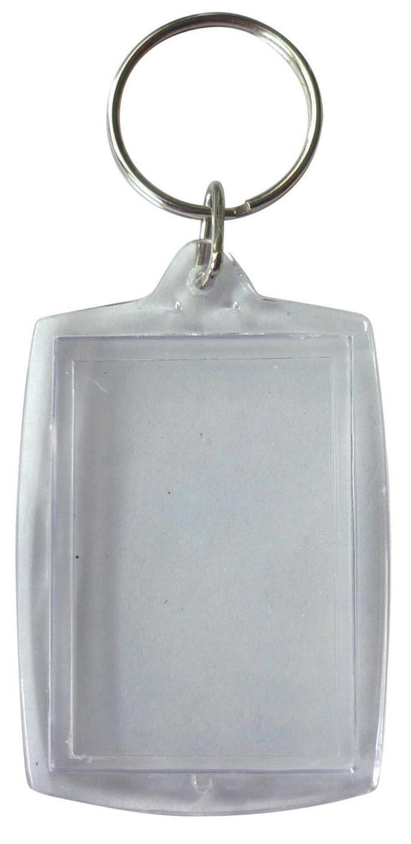 Sleutelhanger, ft 5 x 4 cm, pak van 6 stuks afbeelding