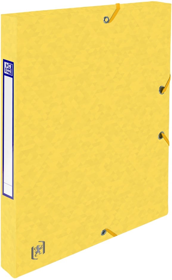 Elba elastobox Oxford Top File+ rug van 2,5 cm, blauw bij VindiQ Office