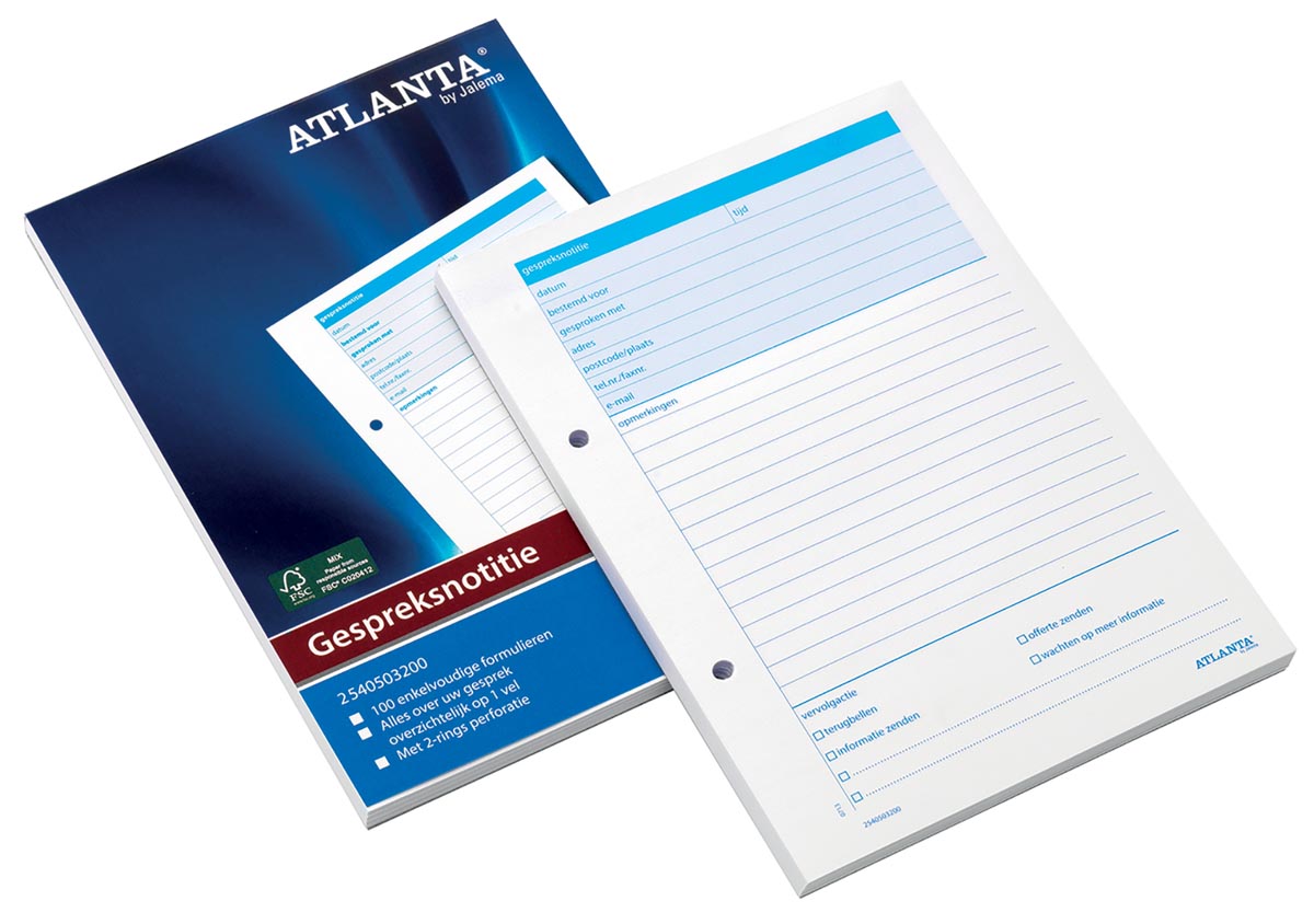 Atlanta by Jalema gespreksnotities ft 21 x 14,8 cm (A5) afbeelding
