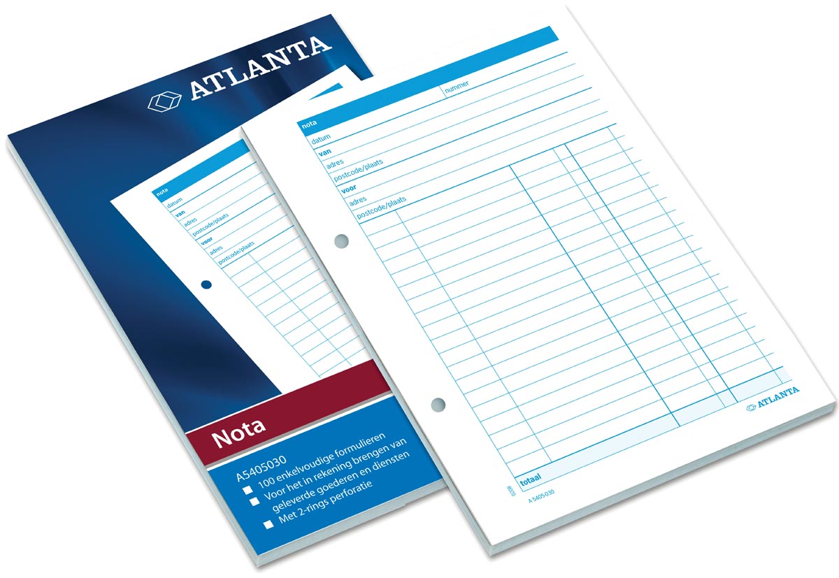 Atlanta by Jalema notitieblok ft A6 afbeelding