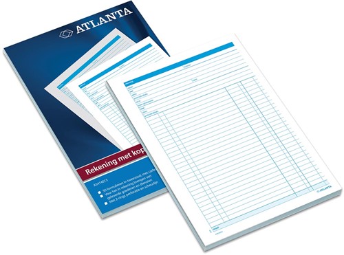 Atlanta by Jalema rekeningblokken ft A4, 1 vel carbon