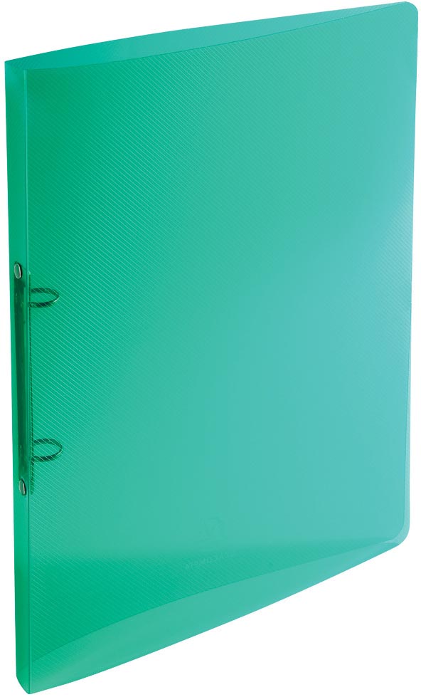 Exacompta ringmap Crystal, ft A4, 2 ringen van 1,5 cm, groen