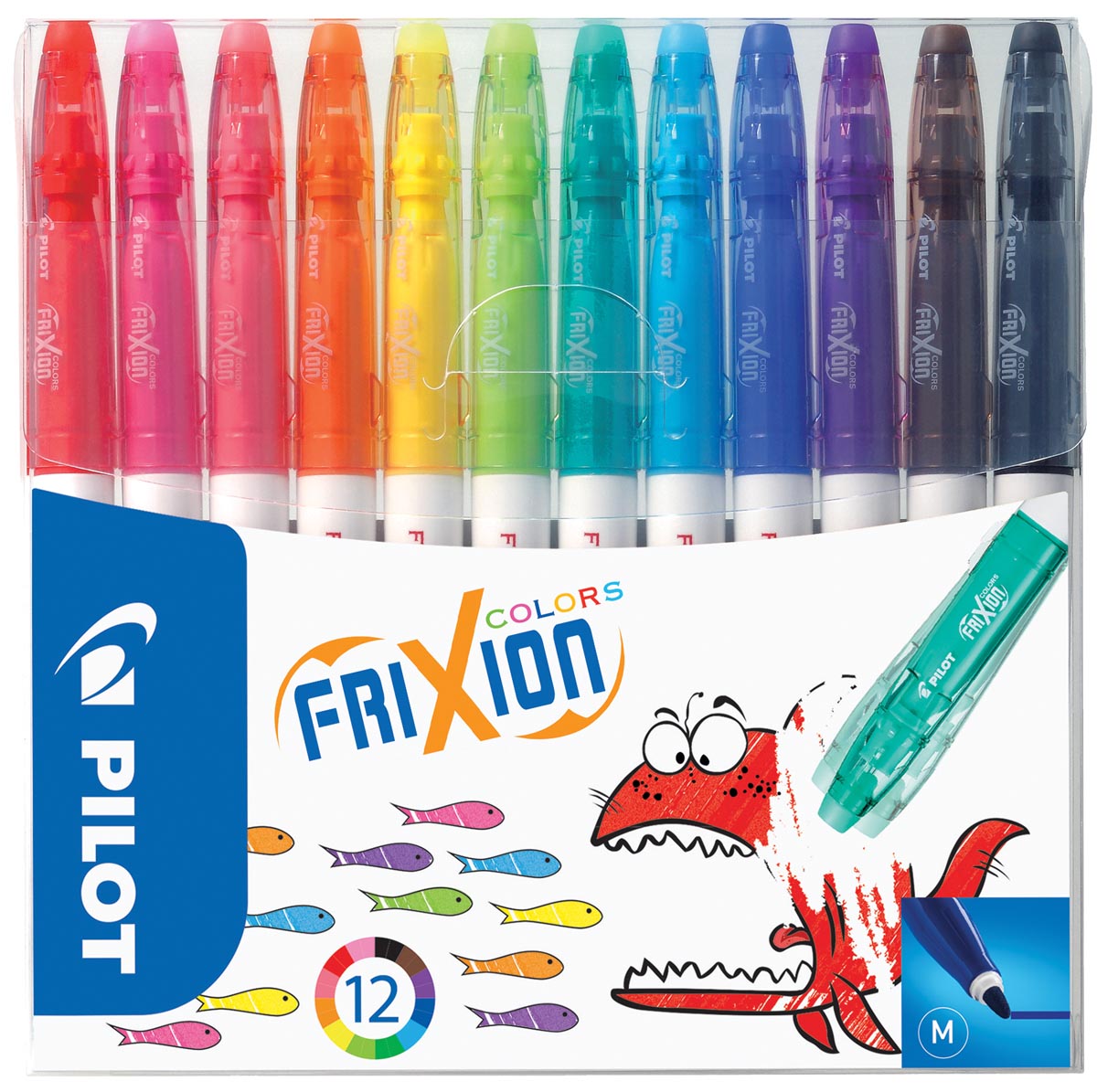 Pilot viltstift Frixion Colors, etui met 12 stuks afbeelding