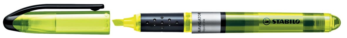 Stabilo Markeerstift Navigator Geel huismerk kopen in de aanbieding