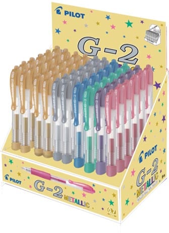 Pilot Roller G2 07 Metallic Display Van 60 Stuks In Geassorteerde Kleuren huismerk kopen in de aanbieding