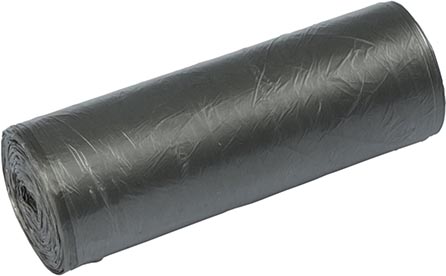 Deiss vuilniszak ft 50 x 60 cm, grijs, HDPE, rol van 50 stuks