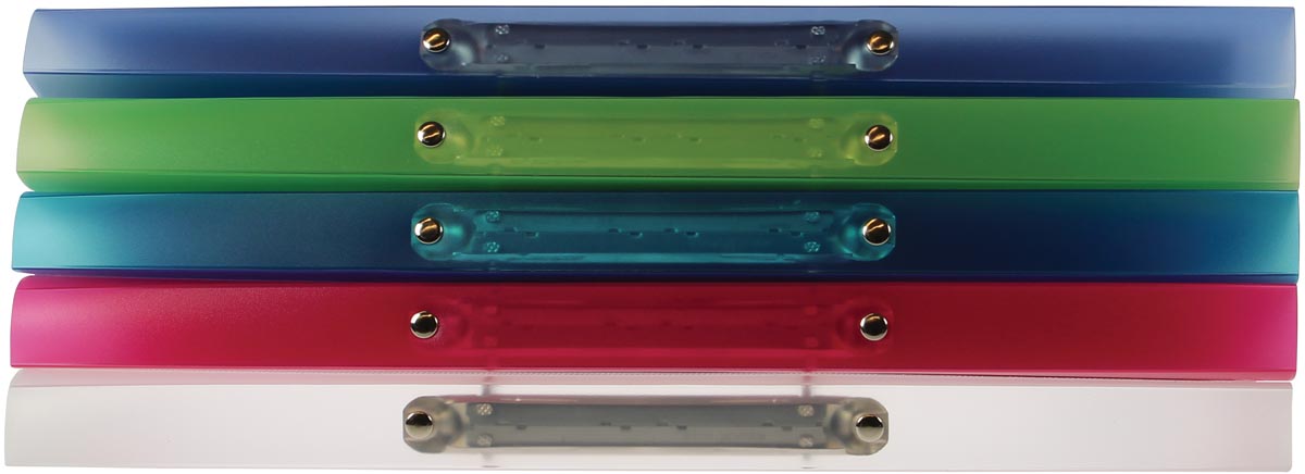 Exaclair Personaliseerbare ringmap Kreacover 2 ringen   15 mm, geassorteerde kleuren