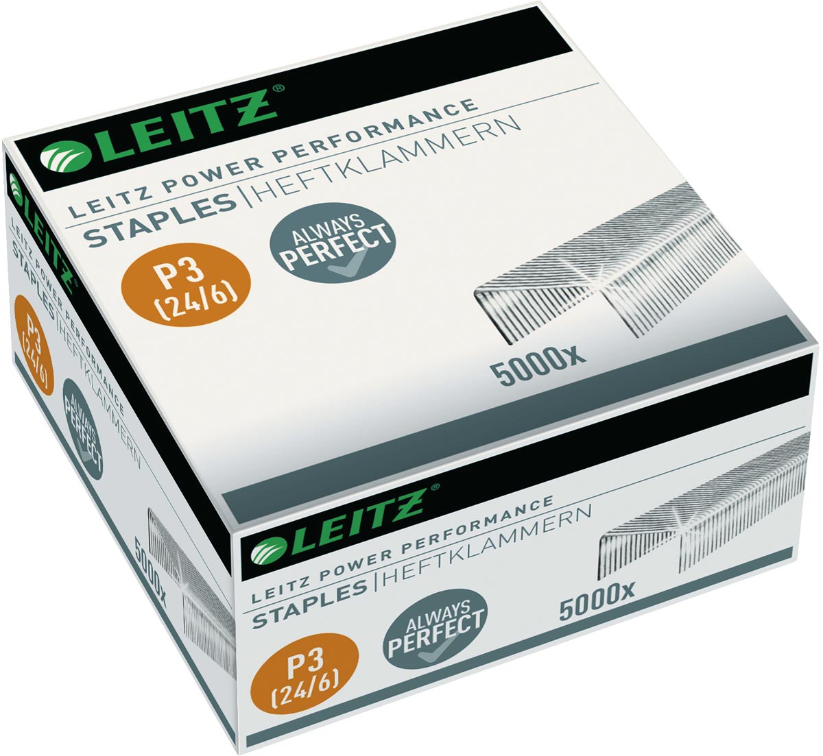 Leitz nietjes P3 24/6, doos van 5000 nietjes