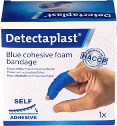 Detectaplast zelfklevend schuimverband, ft 6 cm x 4,5 m, op rol