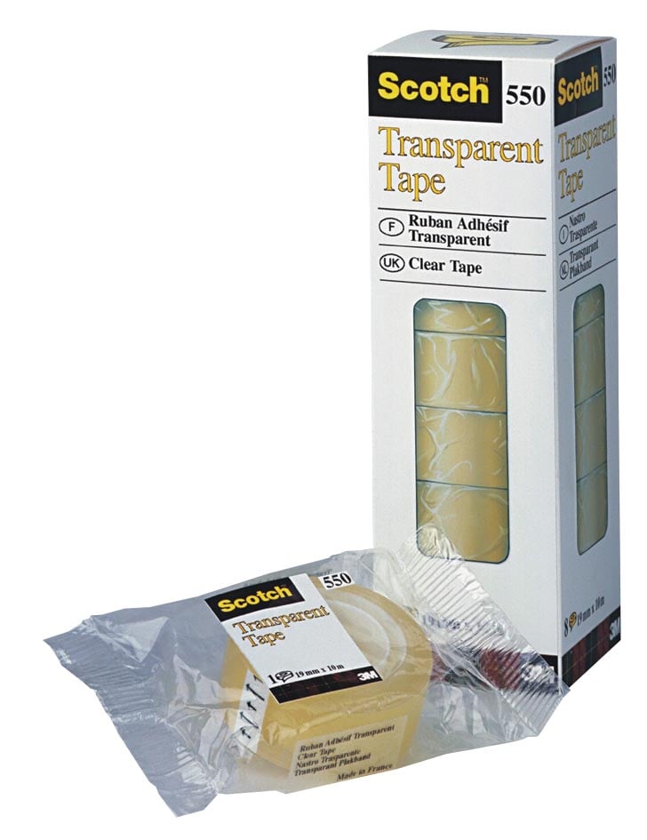 Scotch transparante tape 550 ft 12 mm x 33 m