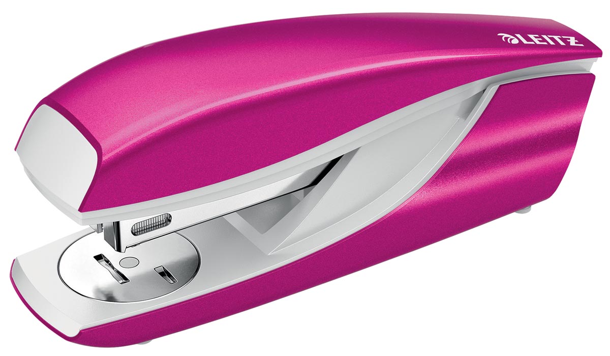 Leitz NeXXt WOW 5502 nietmachine, roze metallic, op blister afbeelding
