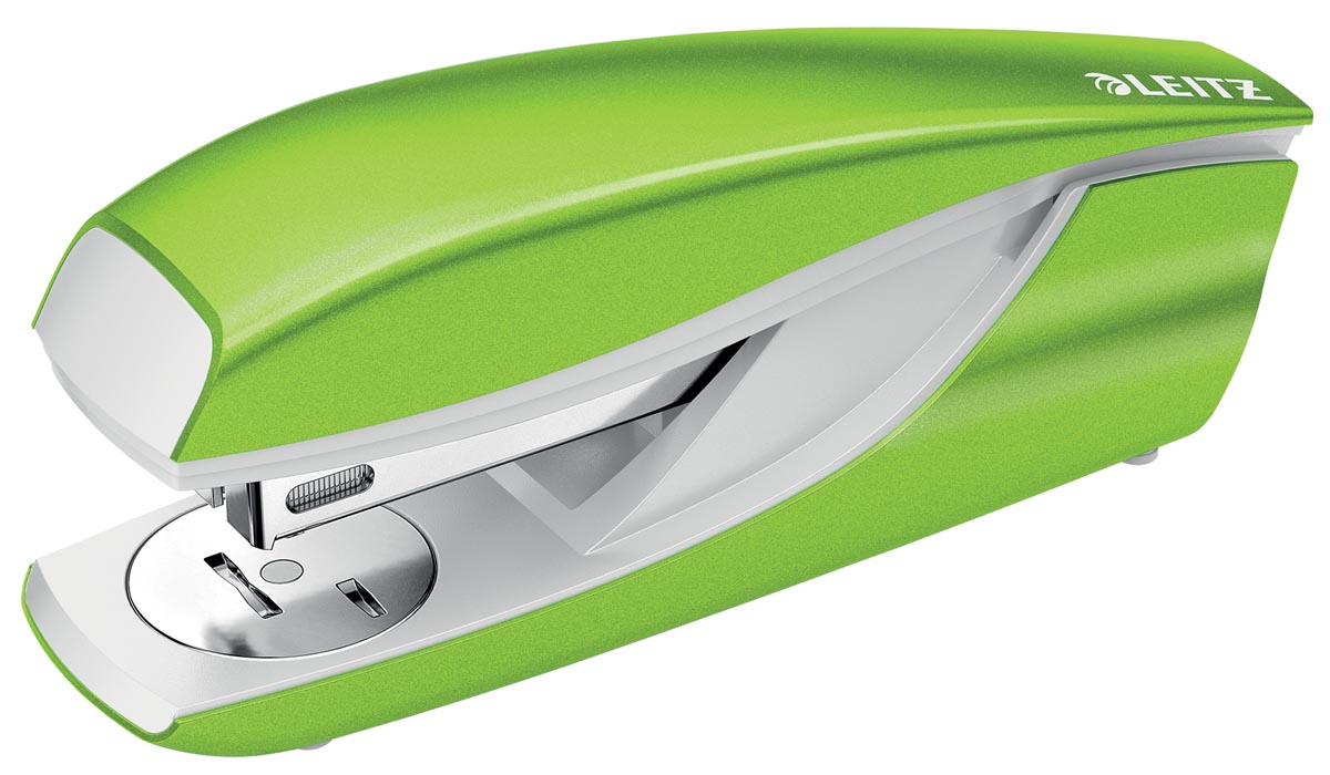 Leitz NeXXt WOW 5502 nietmachine, groen, op blister afbeelding