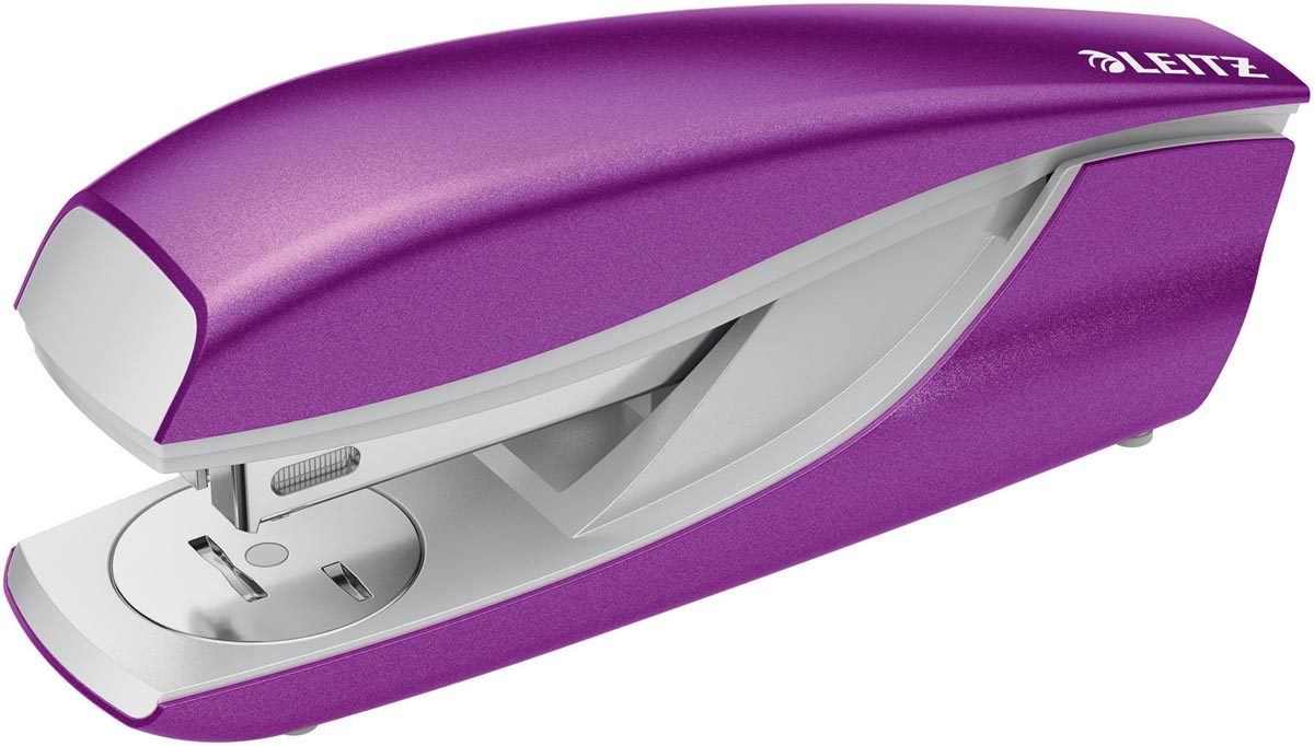 Leitz NeXXt WOW 5502 nietmachine, paars metallic, op blister afbeelding