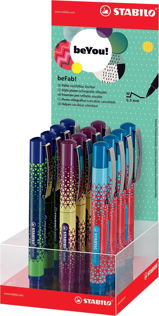 Stabilo Beyou Befab Vulpen Urban Sportive Display Met 12 Stuks huismerk kopen in de aanbieding Stabilo Beyou Befab Vulpen Urban Sportive Display Met 12 Stuks huismerk kopen in de aanbieding