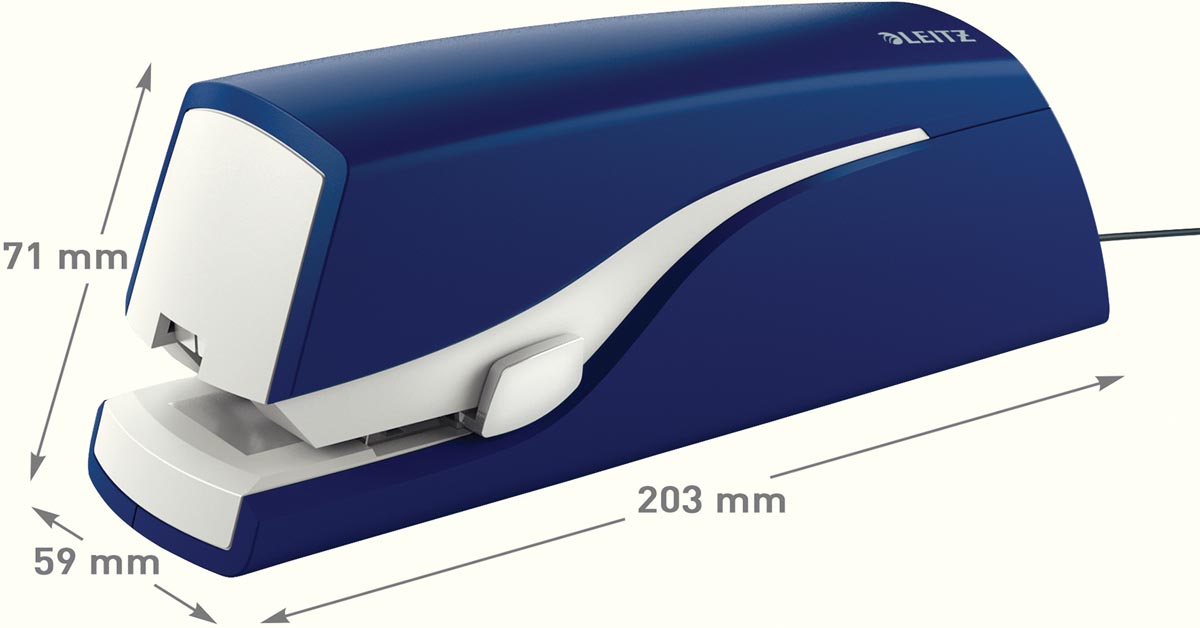 Leitz Elektrische Nietmachine Nexx 2Mm Blauw huismerk kopen in de aanbieding
