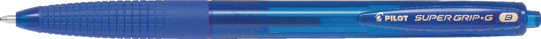 Pilot balpen Super Grip G retractable breed blauw Pilot balpen Super Grip G retractable breed blauw