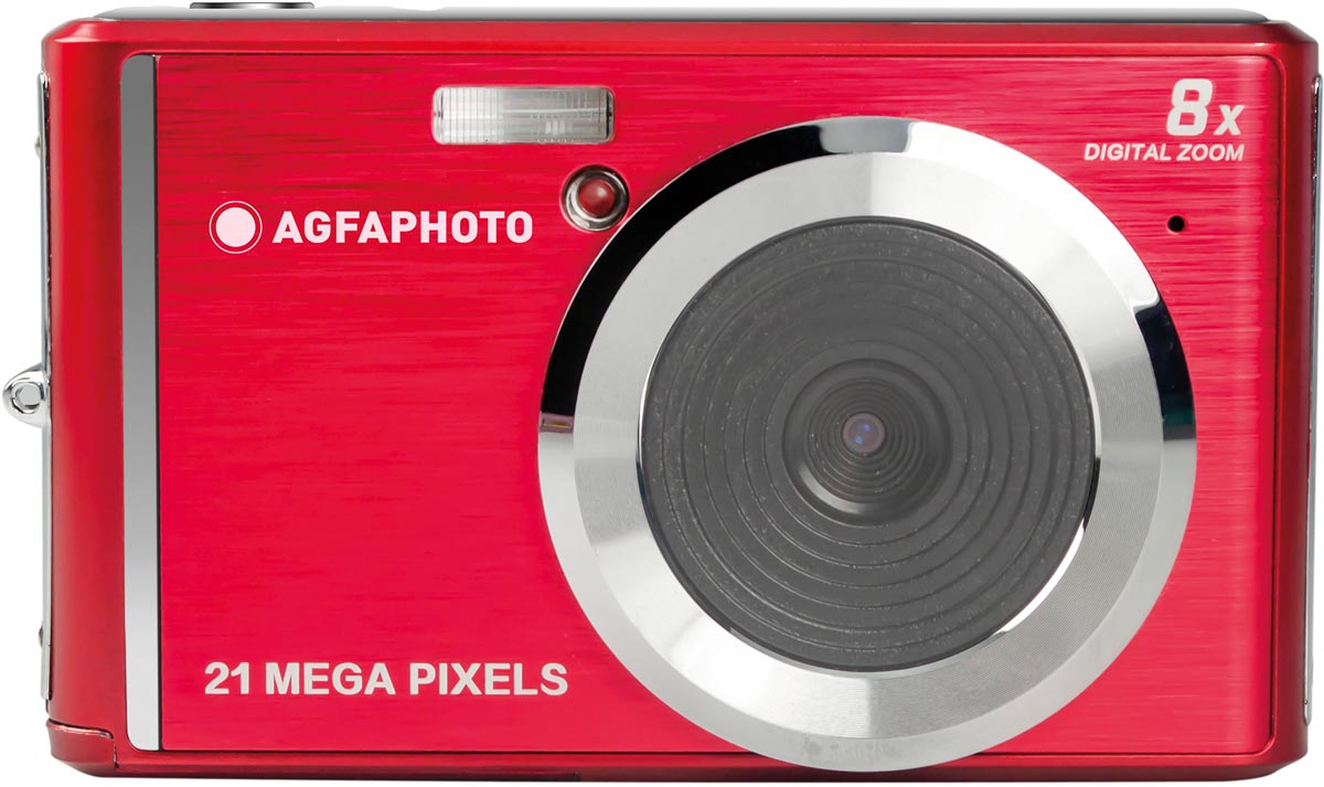AgfaPhoto digitaal fototoestel DC5200, rood AgfaPhoto digitaal fototoestel DC5200, rood