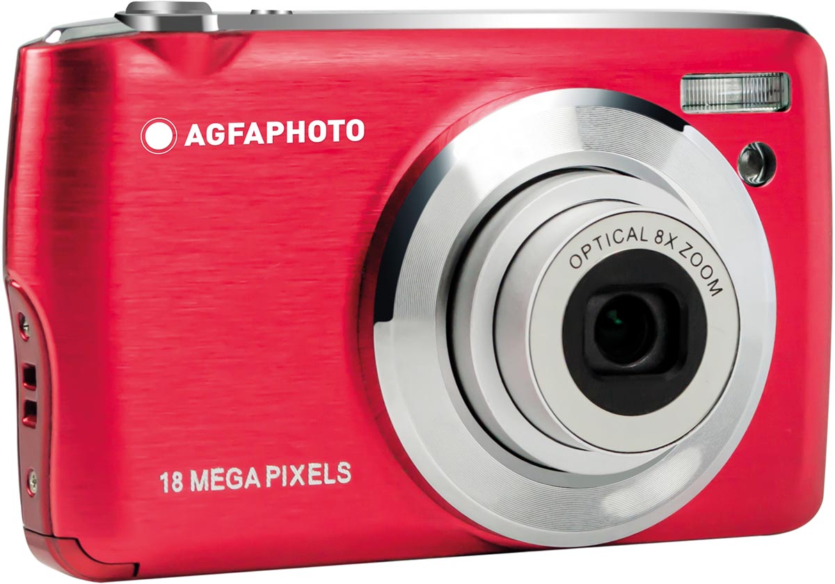 AgfaPhoto digitaal fototoestel DC8200, rood AgfaPhoto digitaal fototoestel DC8200, rood