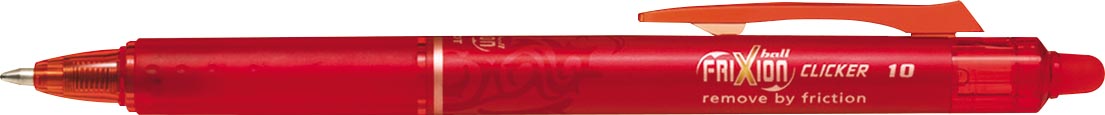 Pilot balpen FriXion Ball Clicker 10 rood afbeelding