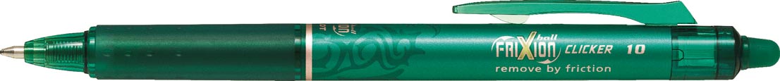 Pilot balpen FriXion Ball Clicker 10 groen