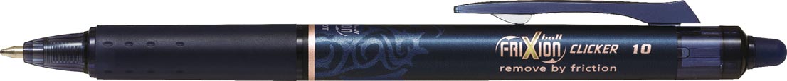 Pilot balpen FriXion Ball Clicker 10 blauwzwart afbeelding
