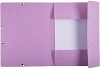 Exacompta Aquarel elastomap uit glanskarton, ft A4, met 3 kleppen en elastiek, in geassorteerde kleuren-6