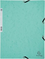 Exacompta Aquarel elastomap uit glanskarton, ft A4, met 3 kleppen en elastiek, in geassorteerde kleuren-7