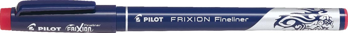 Pilot fineliner Frixion rood