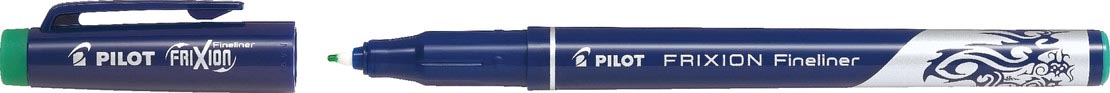 Pilot fineliner Frixion groen