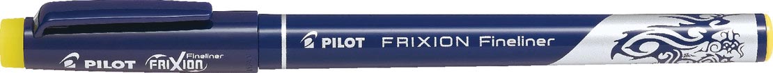 Pilot fineliner Frixion geel