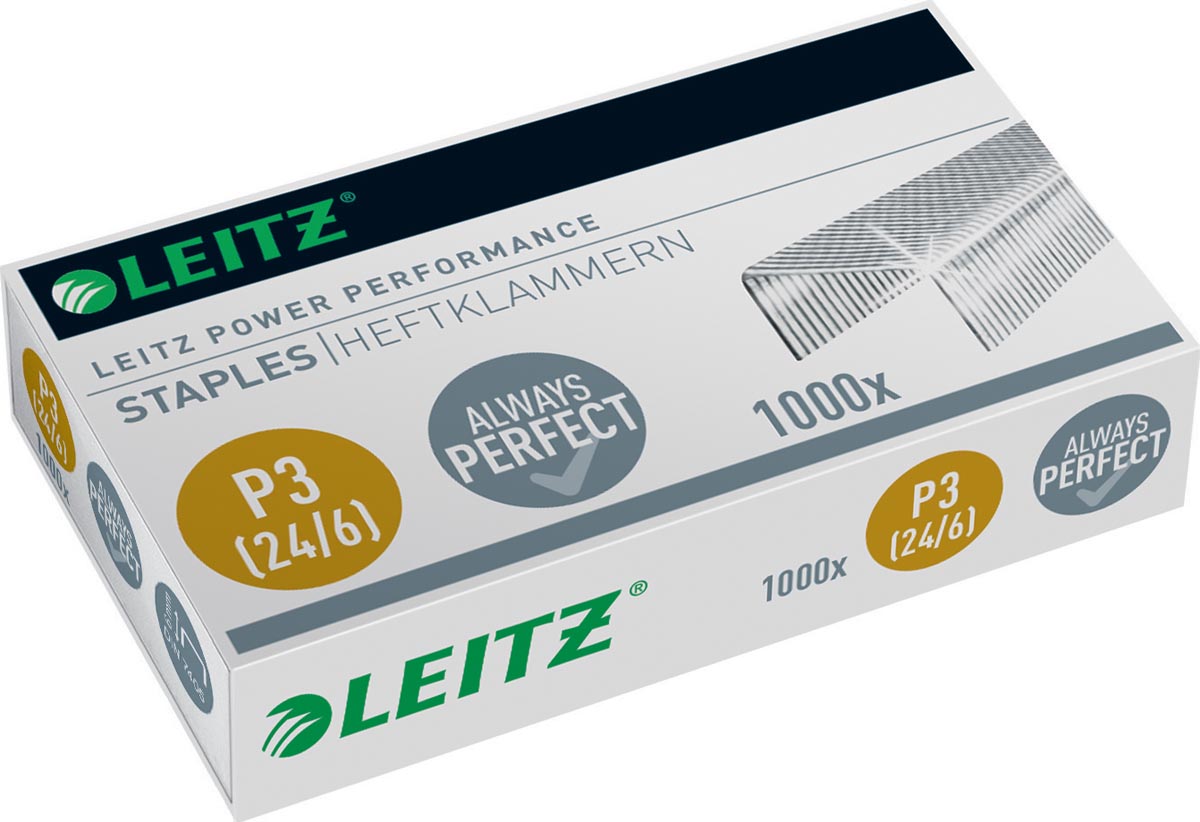 Leitz nietjes 24/6 doos van 1000 afbeelding