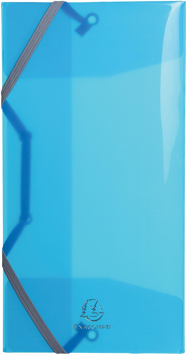 Exacompta elastomap Iderama, 3 kleppen, uit PP, geassorteerde kleuren