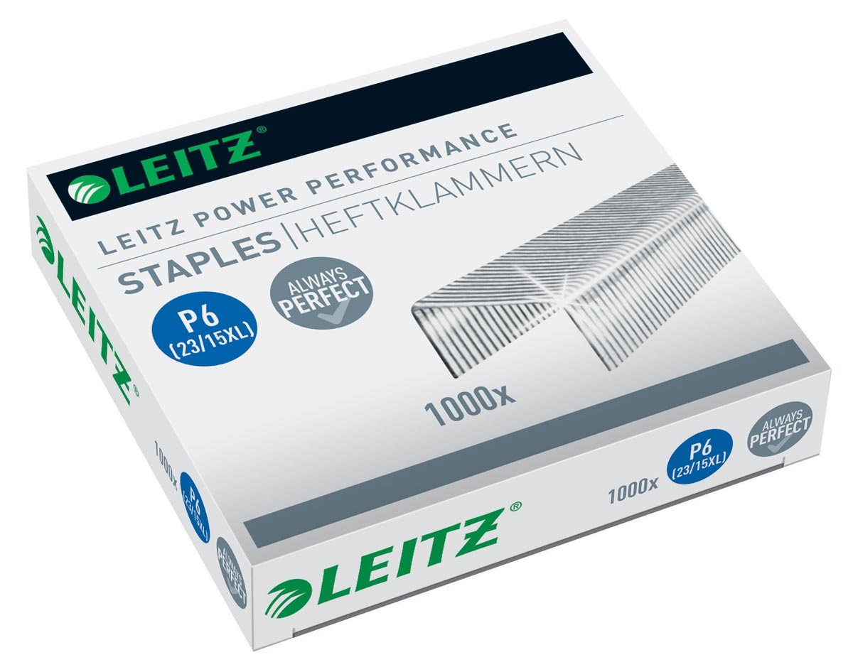 Leitz nietjes 23/15, doos met 1000 nietjes