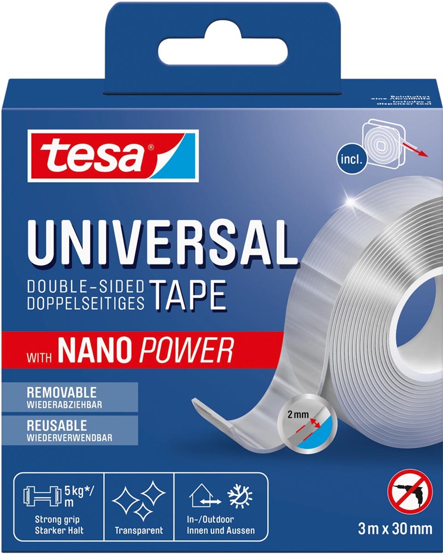 tesa-dubbelzijdige-tape-nano-power-ft-3-m-x-30-mm-transparant-bij