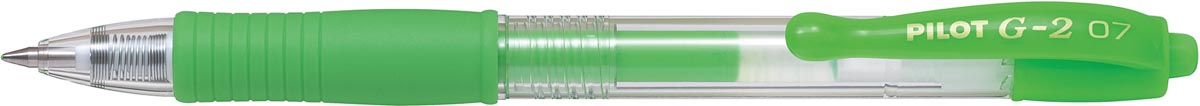 Pilot roller intrekbare Gelpen G-2 neongroen