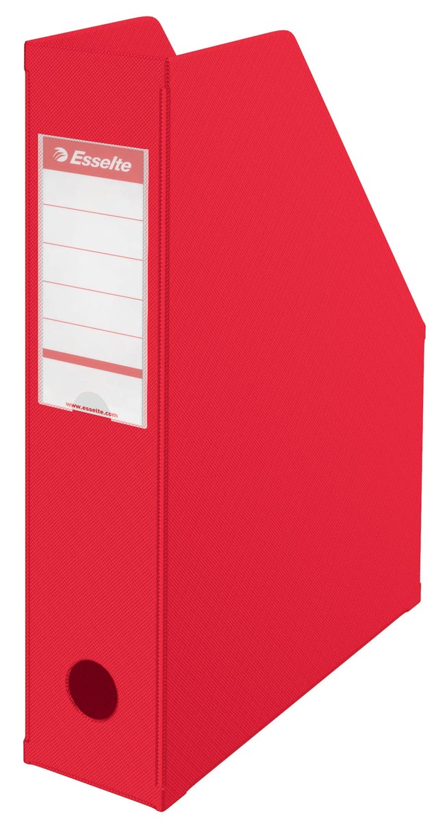 Esselte VIVIDA tijdschriftencassette, ft A4, karton, rood afbeelding
