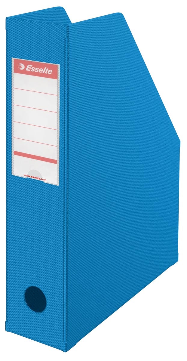 Esselte VIVIDA tijdschriftencassette, ft A4, karton, blauw afbeelding
