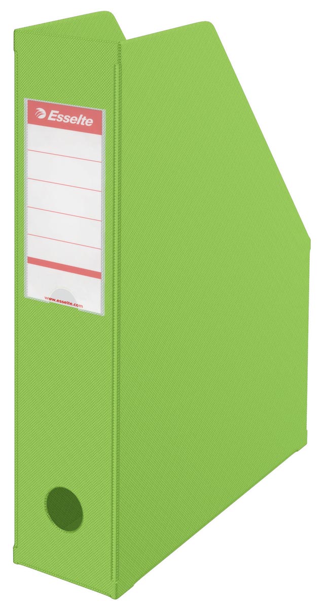 Esselte VIVIDA tijdschriftencassette, ft A4, karton, groen afbeelding