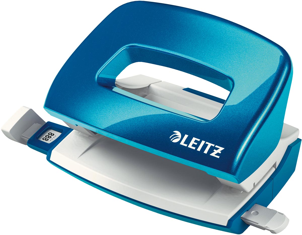 Leitz NeXXt WOW Mini perforator, 10 blad, blauw afbeelding