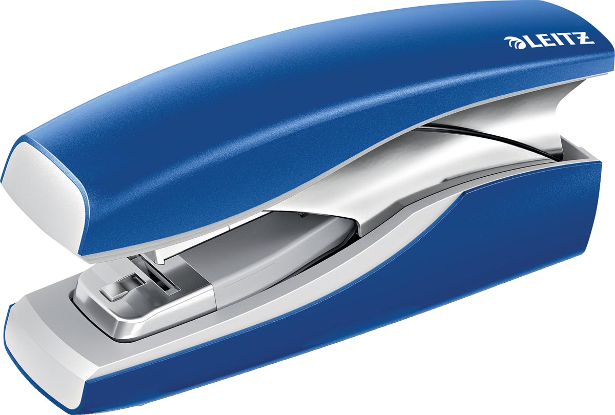 Leitz New NeXXt Softpress Flat Clinch nietmachine blauw afbeelding